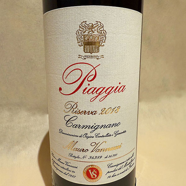 カルミニャーノ リゼルヴァ ラベル