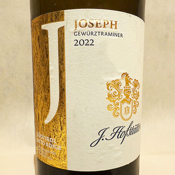 ジョセフ ゲヴェルツトラミネール ラベル